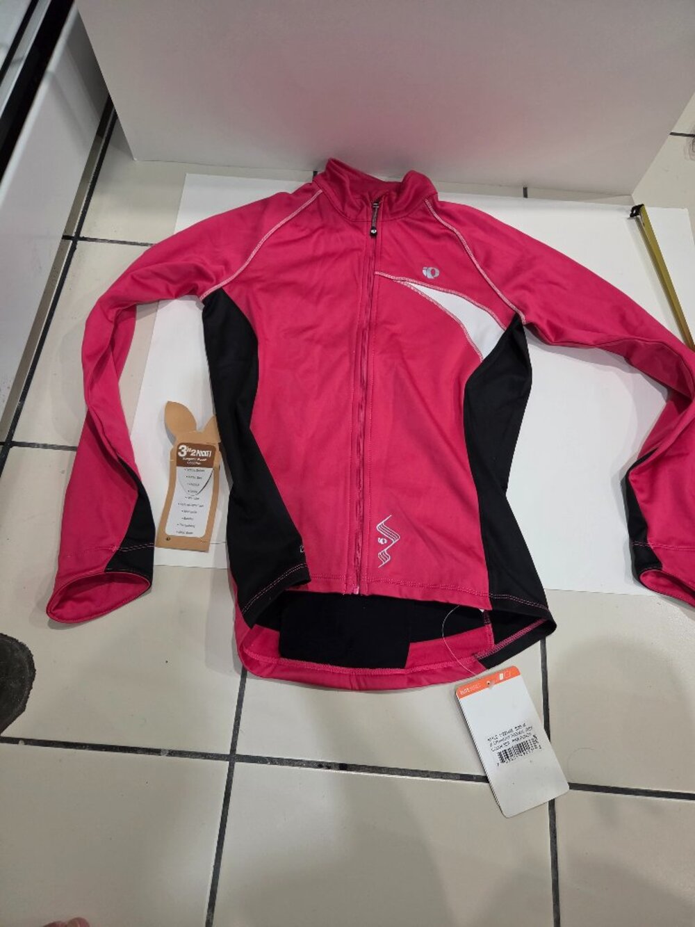 Pearl Izumi Medium Women's Symphony Thermal LS FZ Jersey Retail $140